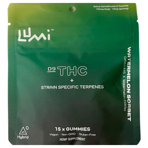 Lumi Labs Strain Specific Delta 9 THC Gummies 15ct - 150mg (5mg CBD+5m