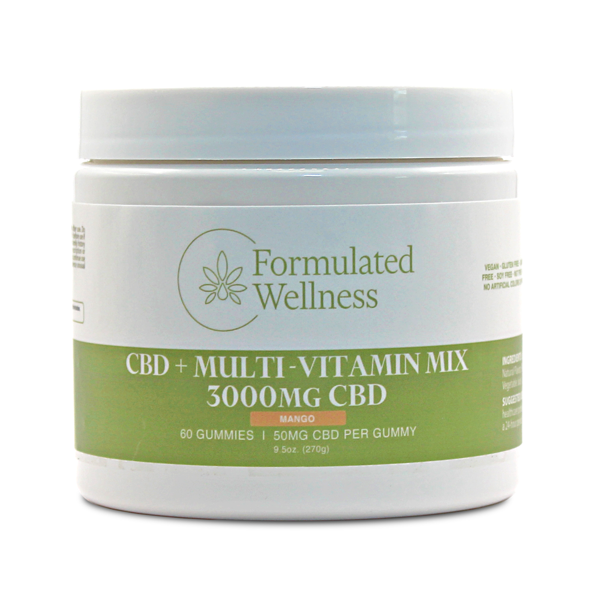 Formulated Wellness CBD + Multi-Vitamin Broad Spectrum Gummies