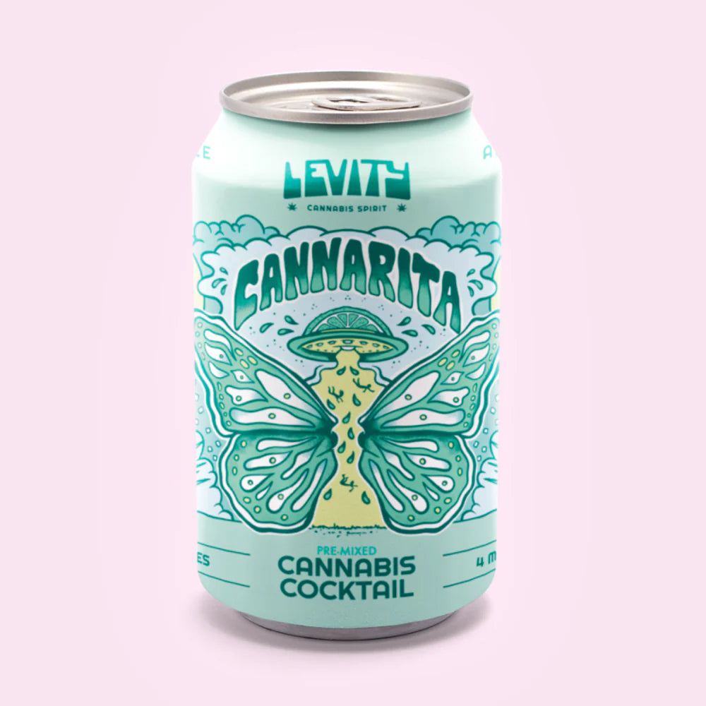 Levity Cannabis Craft Cocktails( 4 Pack Cans) |Formulated Wellness