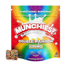 Delta Munchies  Double Rainbow 500mg THC+CBD Cereal Crunchies