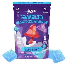 Purple Mushroom Enhanced Microdose Gummies 5pk | Formulated Wellness