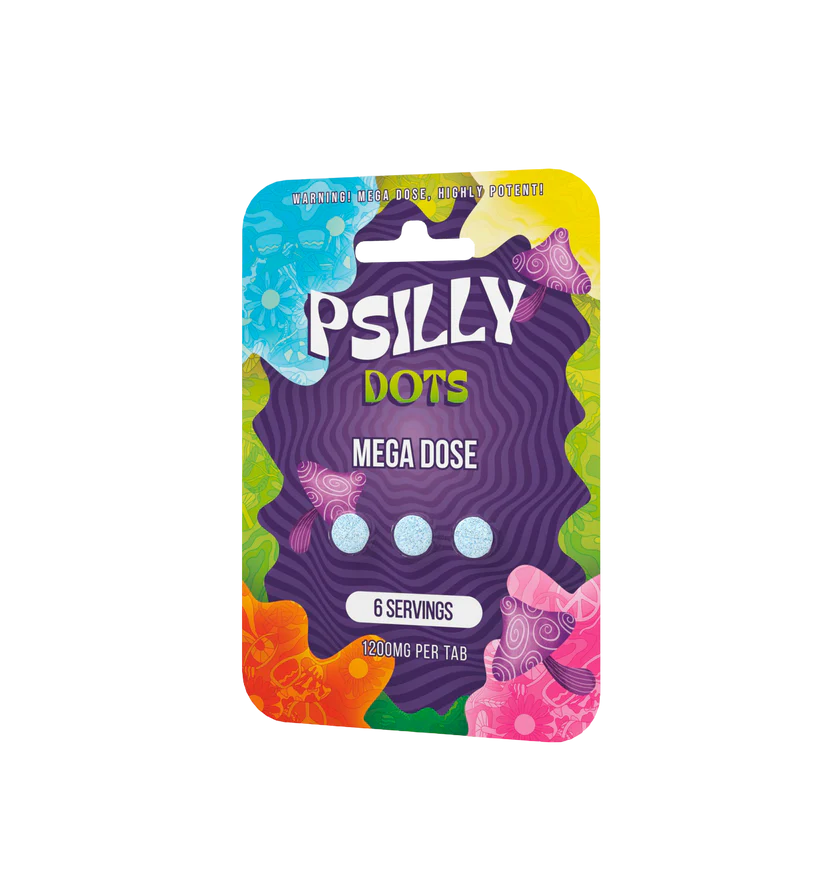 Psilly Dots Mega Dose 1200mg Tabs | 3 Pack | Formulated Wellness